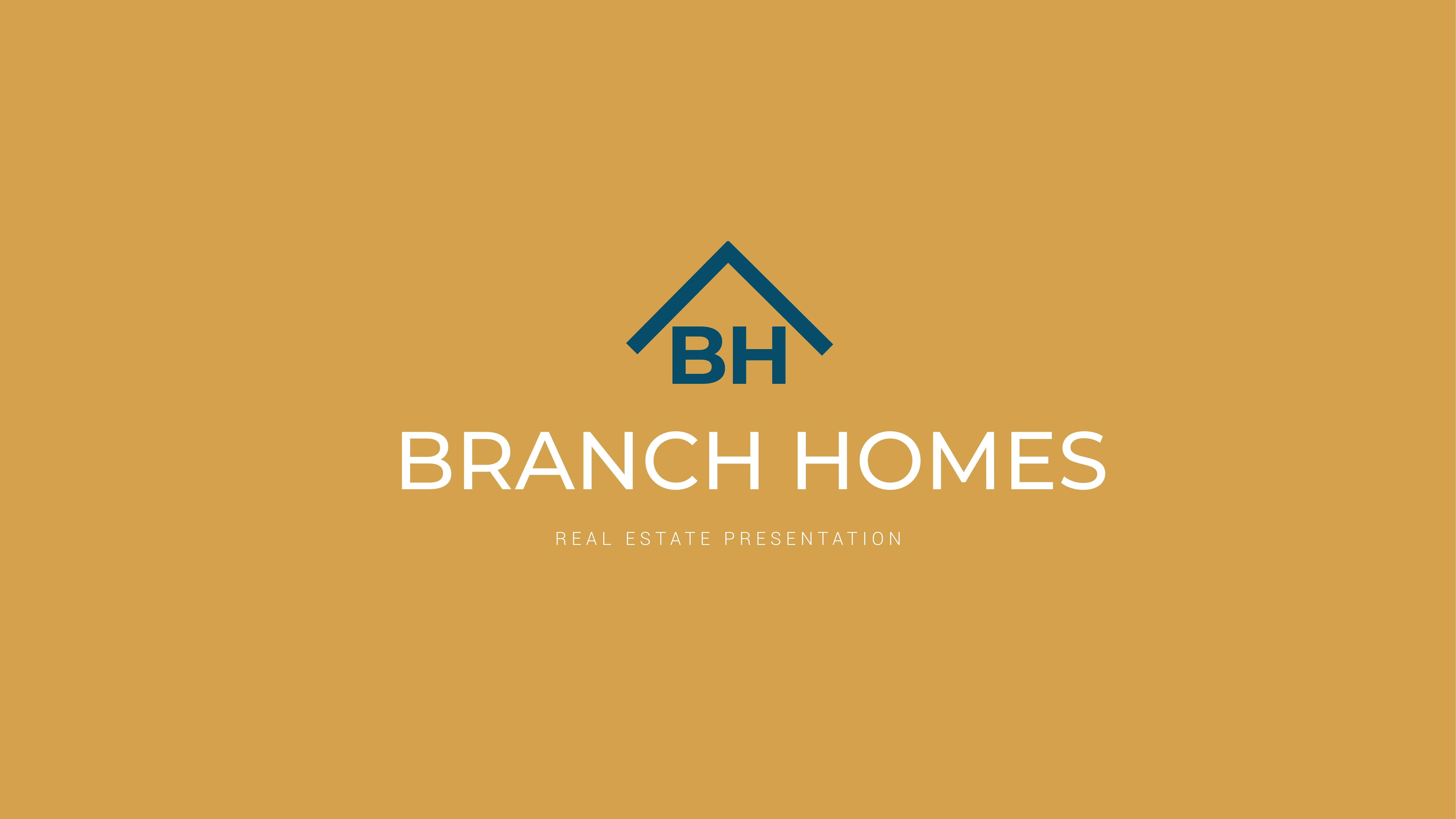 Branch Homes PowerPoint Template